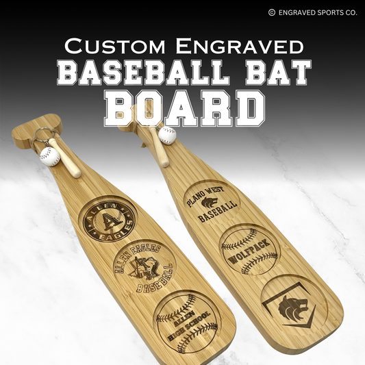 Baseball Bat Board {Custom Engraved}