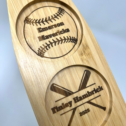 Baseball Bat Board {Custom Engraved}
