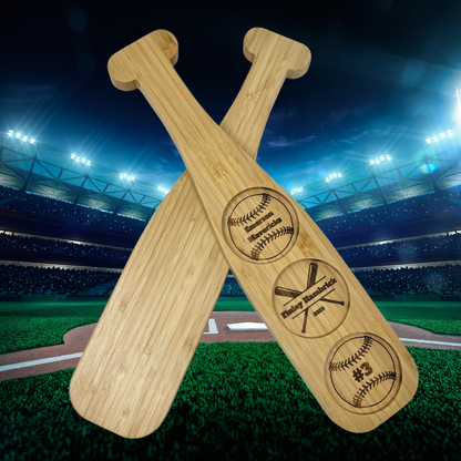 Baseball Bat Board {Custom Engraved}